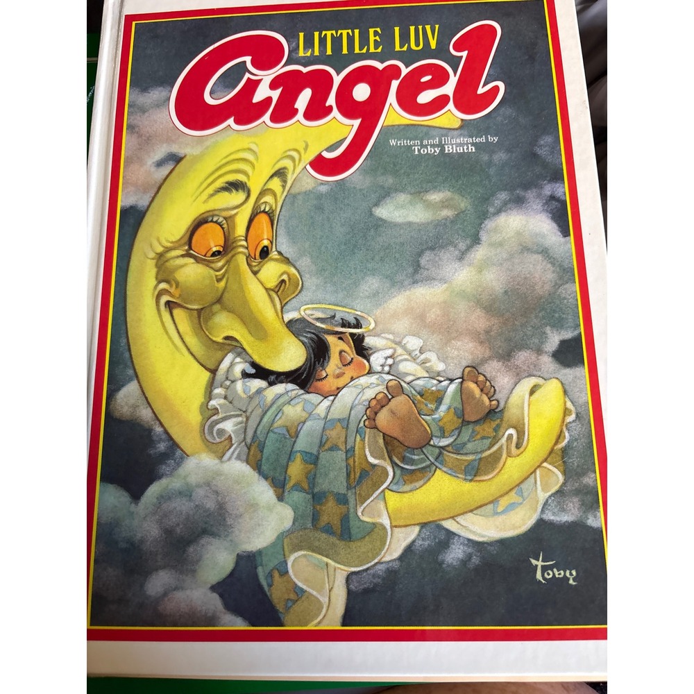 Vintage Little Luv Angel Hardcover Book Toby Bluth Ideals 082498093X Childrens